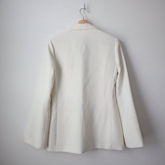 Amanda Uprichard Nolita Split Sleeve Balzer in Ivory | S - Picture 8 of 8